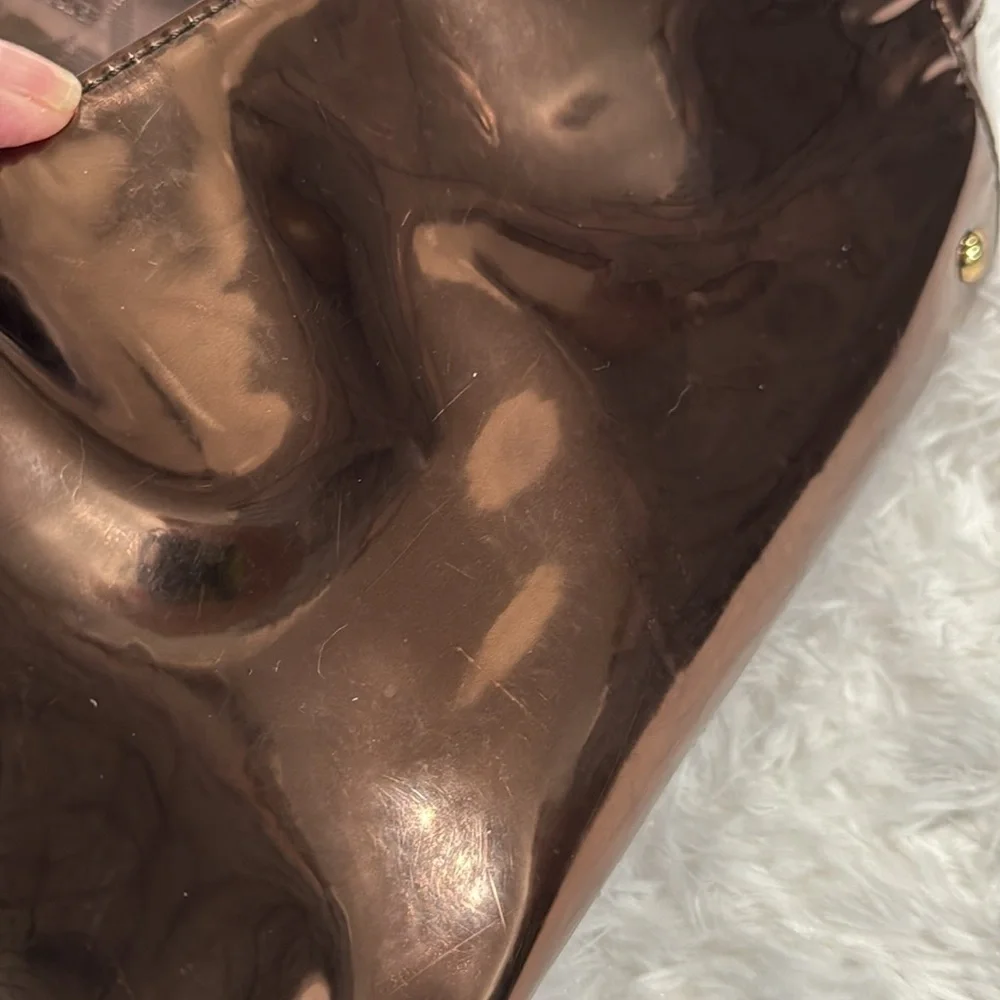 Michael Michael Kors Jet Set Bronze Mirror Metallic Tote